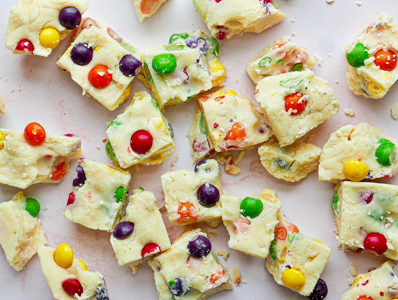 Skittles Vegan Fudge