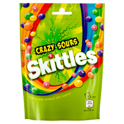 SKITTLES Crazy Sours Sweets Bag 152g image