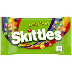 SKITTLES Crazy Sours Sweets Bag 45g image