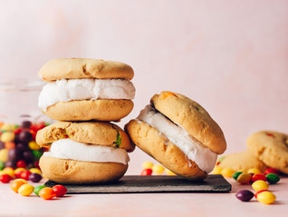 Skittles ice cream cookies landscape