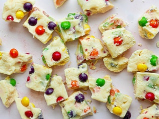 Skittles Vegan Fudge