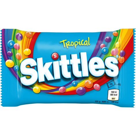 SKITTLES Tropical Sweets Bag 45g | SKITTLES®