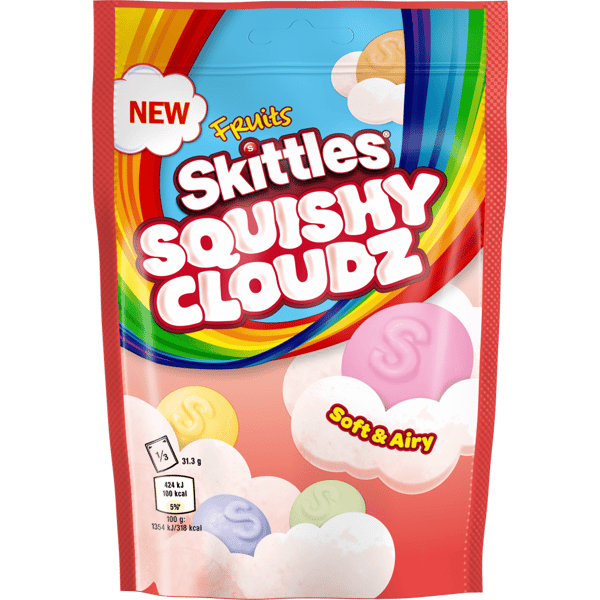 SKITTLES Squishy Cloudz Fruits Sweets Bag 94g